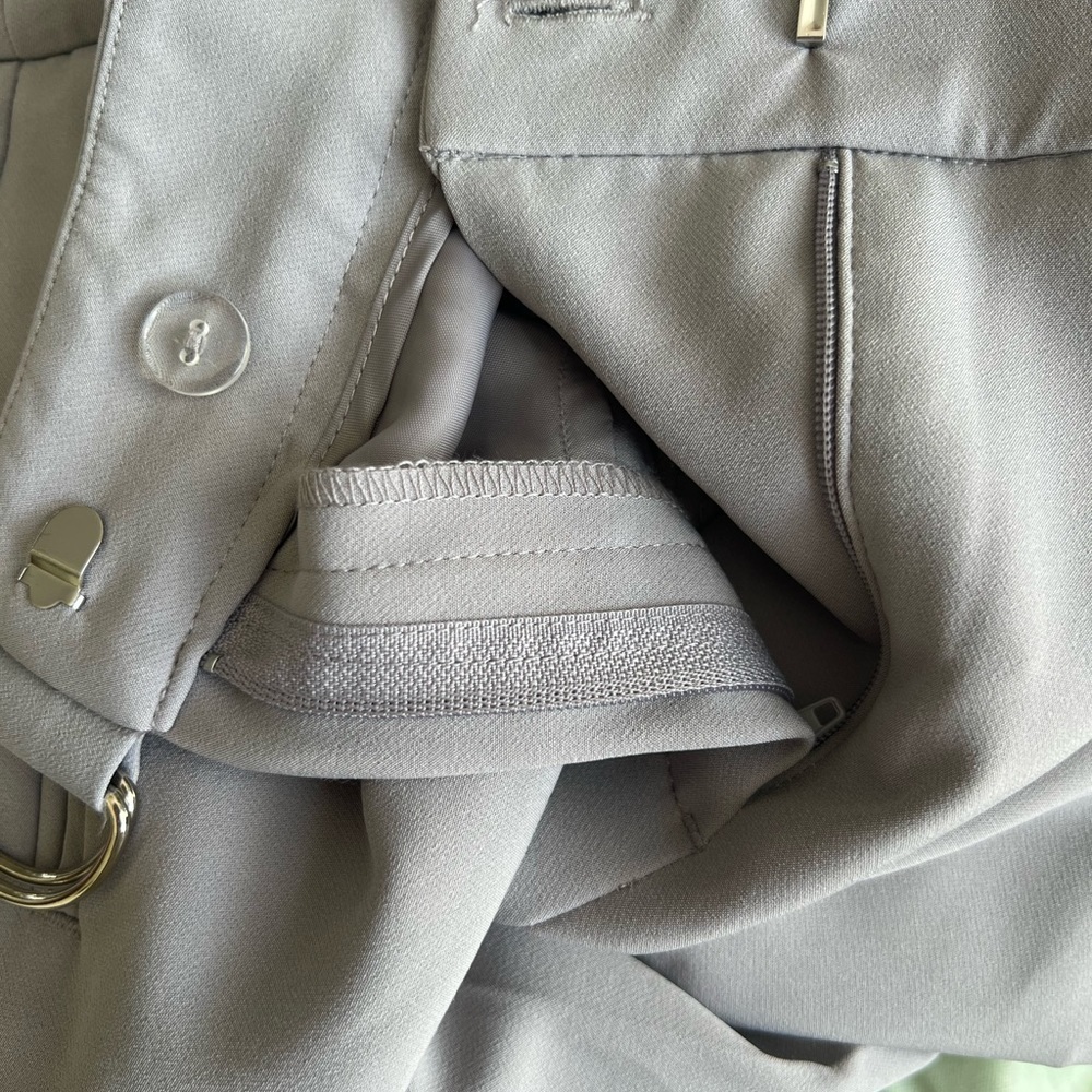 NWT Adrianna Papell D-Ring Belted Slim Fit Pants Size 8 - Picture 4 of 6